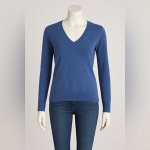 Caslon 100% Cashmere V-Neck Sweater Size S – Soft Blue – Send Me An Offer!